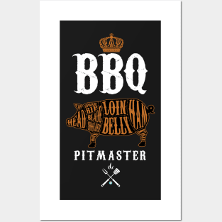 BBQ Pitmaster Shirt Posters and Art